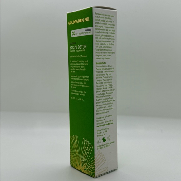 Goldfaden MD Facial Detox Clarify + Clear Mask - Picture 1 of 3
